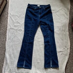 L’ageance size 31 bootcut jeans with split bottom detail